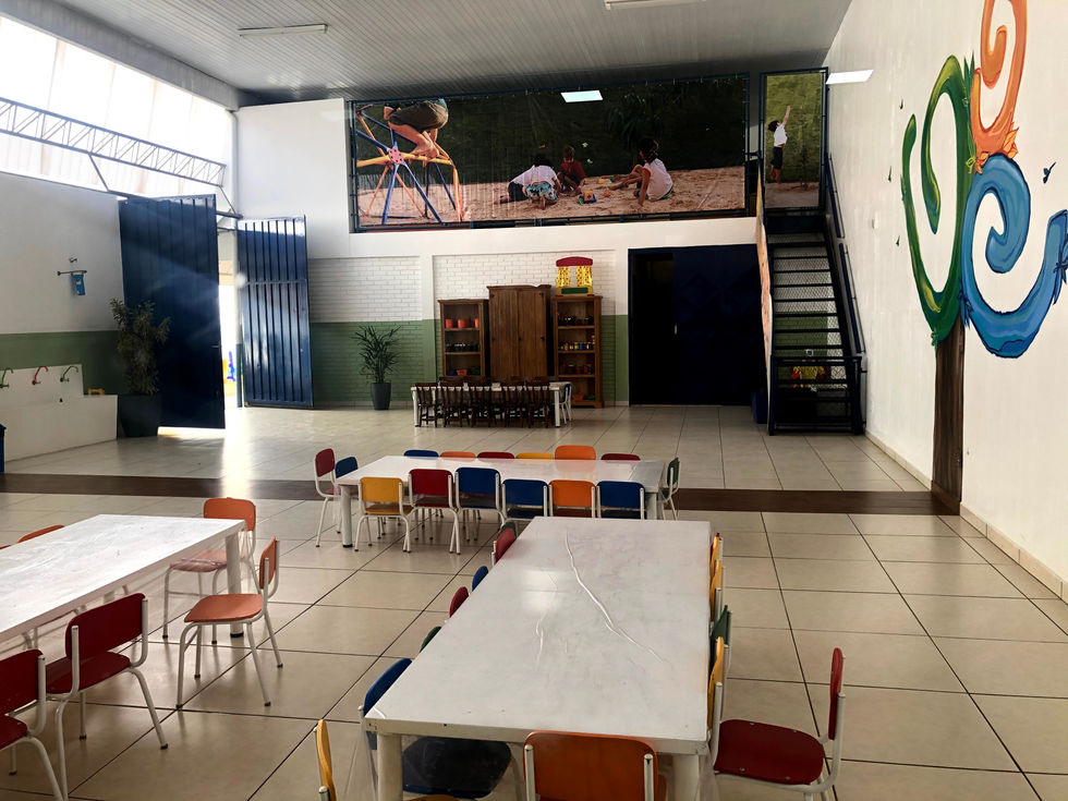 A praça e seus multiplos ambientes