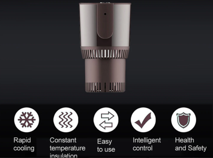 Miniatura: 2 in 1 Electric Car Cup Holder