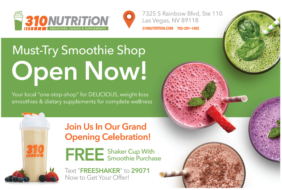 310 Smoothie Shop Mailer (part 1)