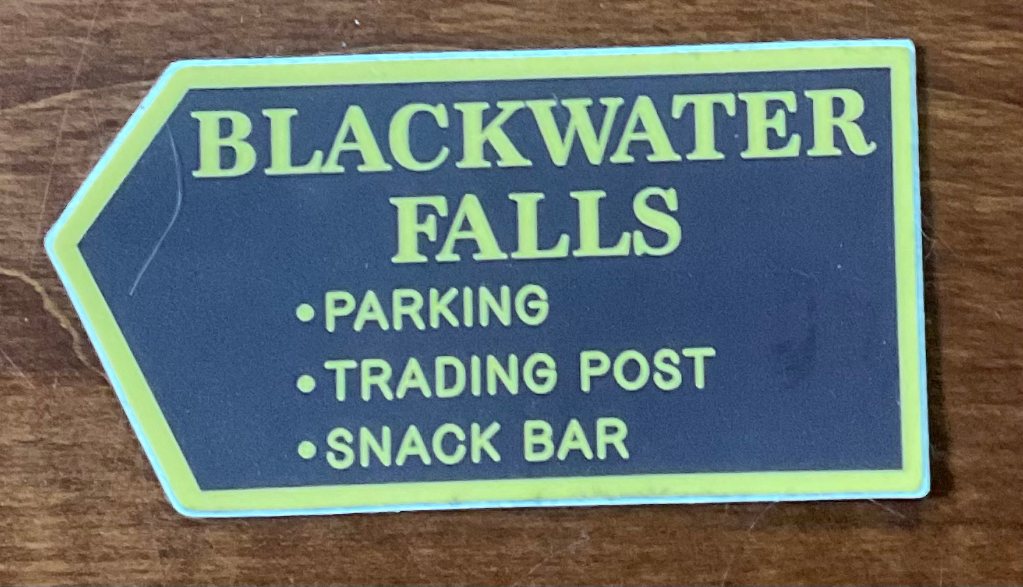 Blackwater Falls State Park Signage 