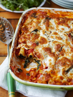 Spinach ricotta Cannellonis