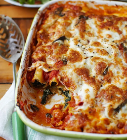 Spinach ricotta Cannellonis