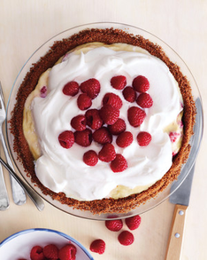 Raspberry cream Pie day!