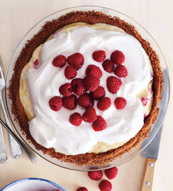 Raspberry cream Pie day!