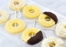 Frozen Pineapple Ice Pops