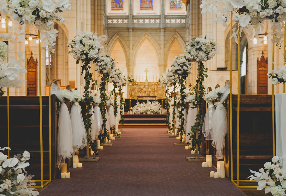 Thumbnail: wedding at St Matthew in the city