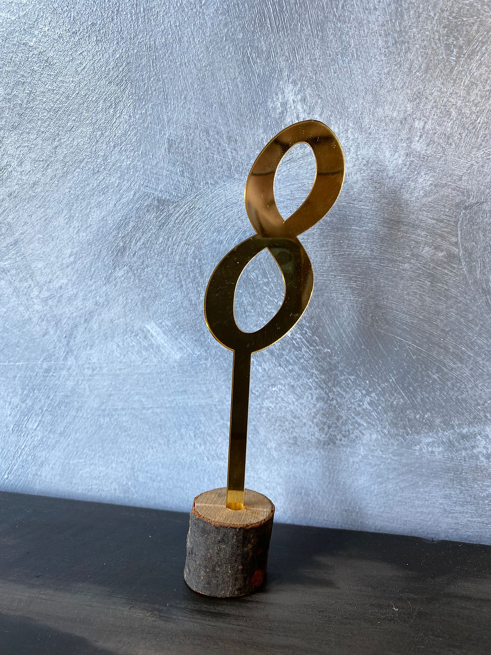 Gold Table Number