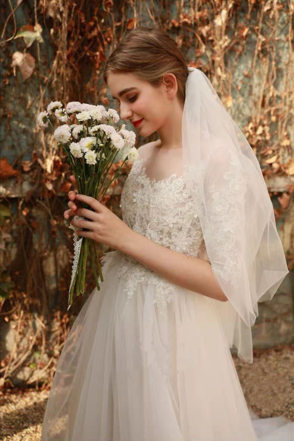 Thumbnail: Customized Wedding Dress - DA313