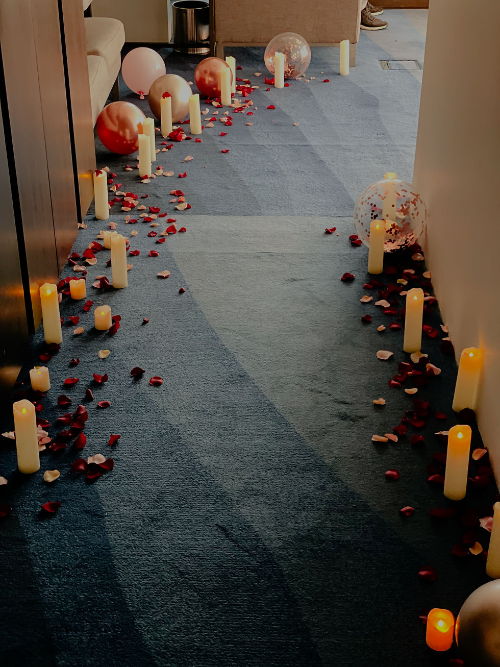 Thumbnail: Led candles and petals