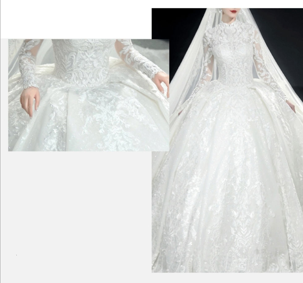Thumbnail: Customized Wedding Dress - DP505