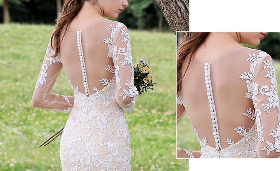 Thumbnail: Customized Wedding Dress - DM214