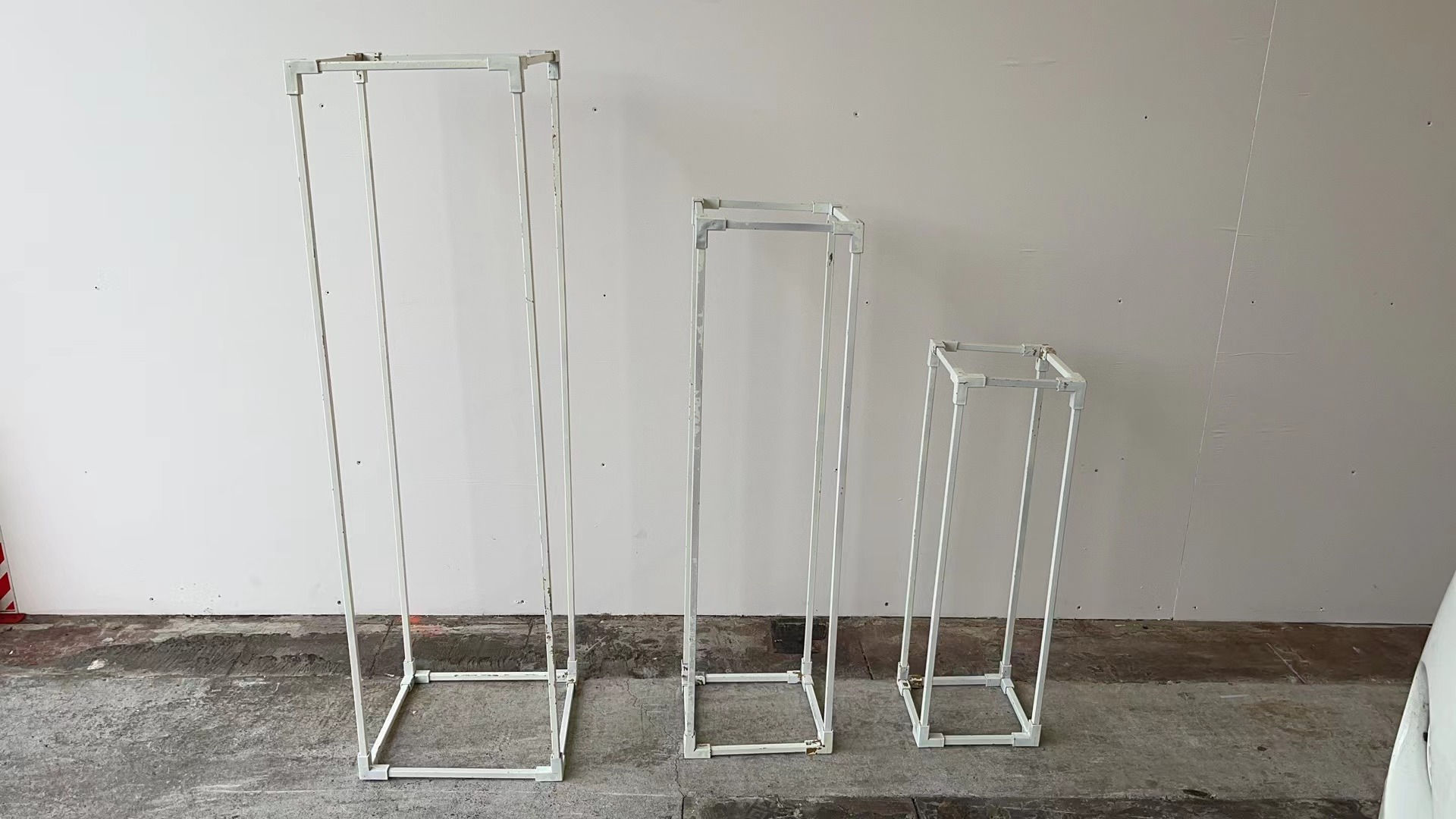 白色小长方体架子 不同尺寸 如下