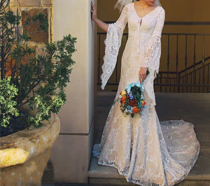 Thumbnail: Customized Wedding Dress - DM207