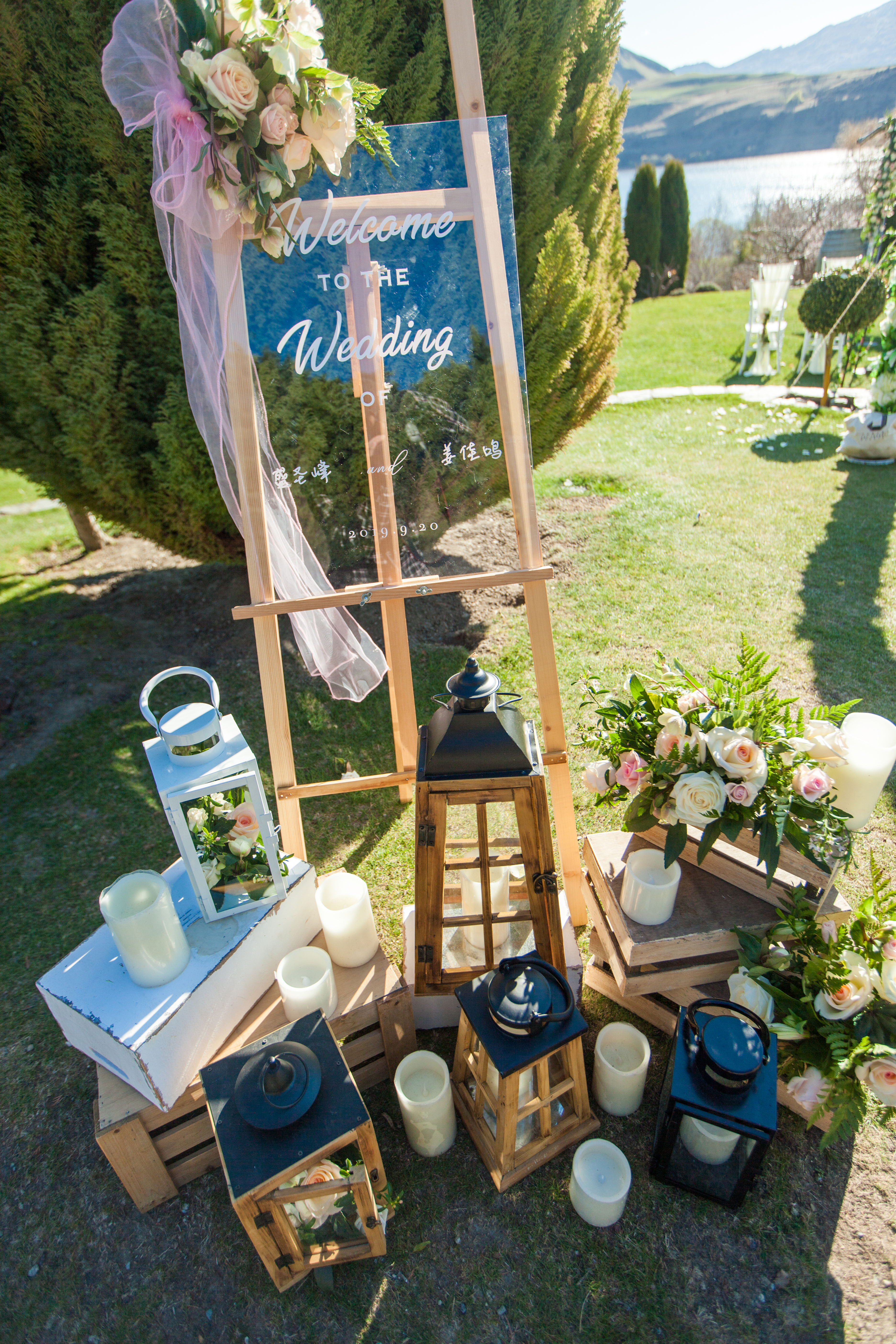 Acrylic Welcome Board Set