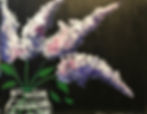 Lilacs in a Mason Jar - Acrylic Paint Class