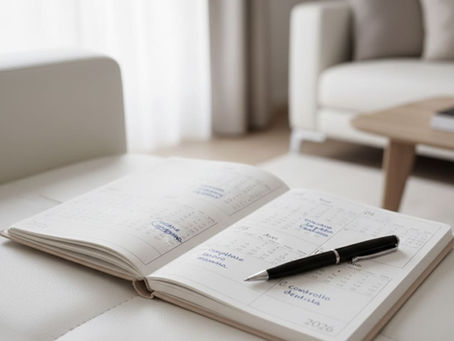 Calendario finanziario annuale dove programmare spese fisse e stagionali