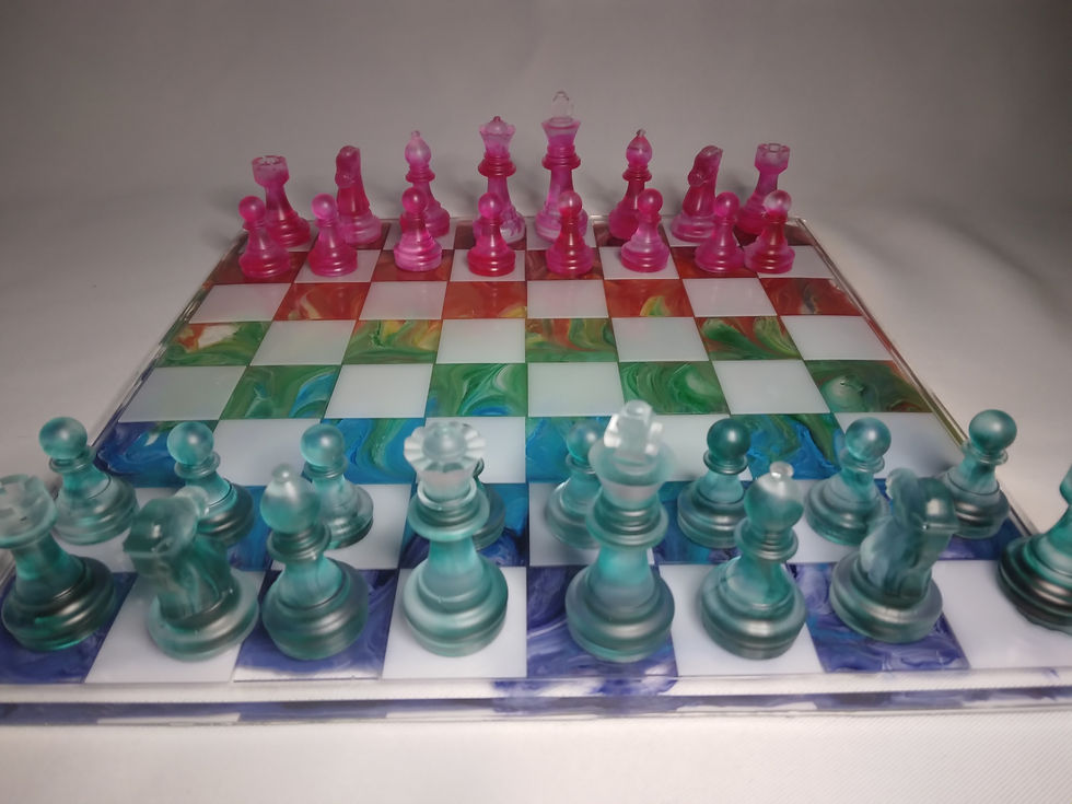 Chess Set (Rainbow) | Ty & Tris Designs