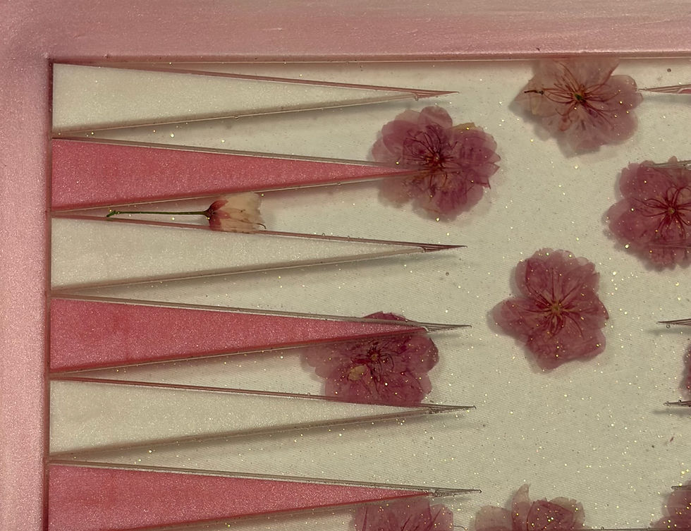 Thumbnail: Pink flower (Backgammon)