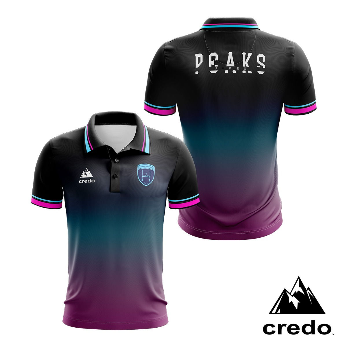 Pikes Peaks Women's Rugby Perfromance Polo Shirt