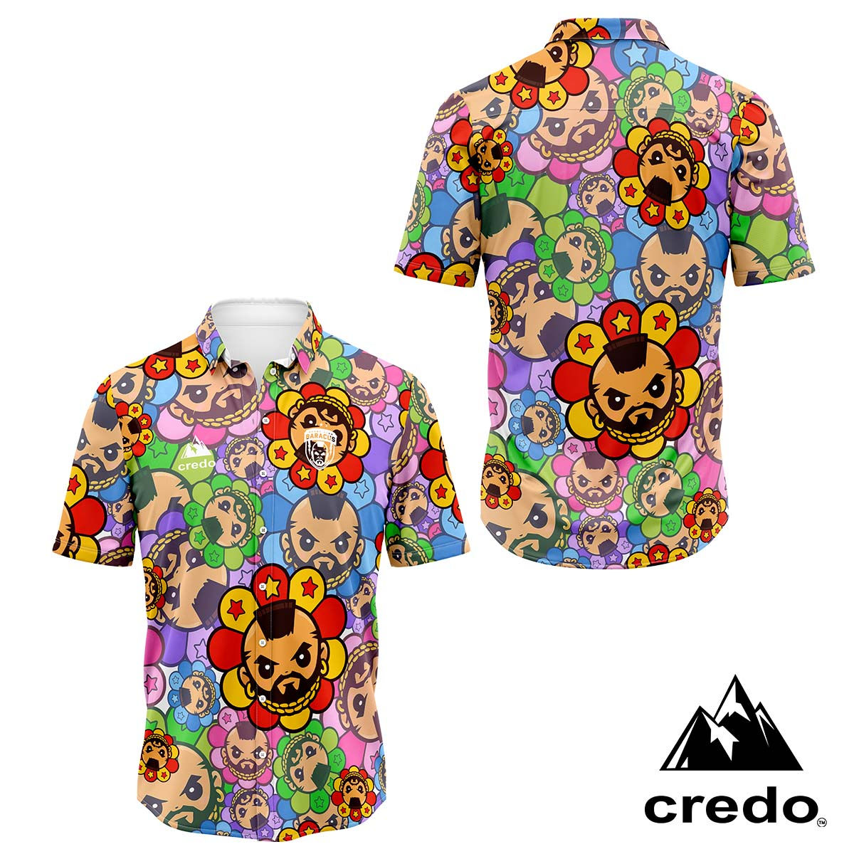 B.A. Baracus Rugby Hawaiian Shirt