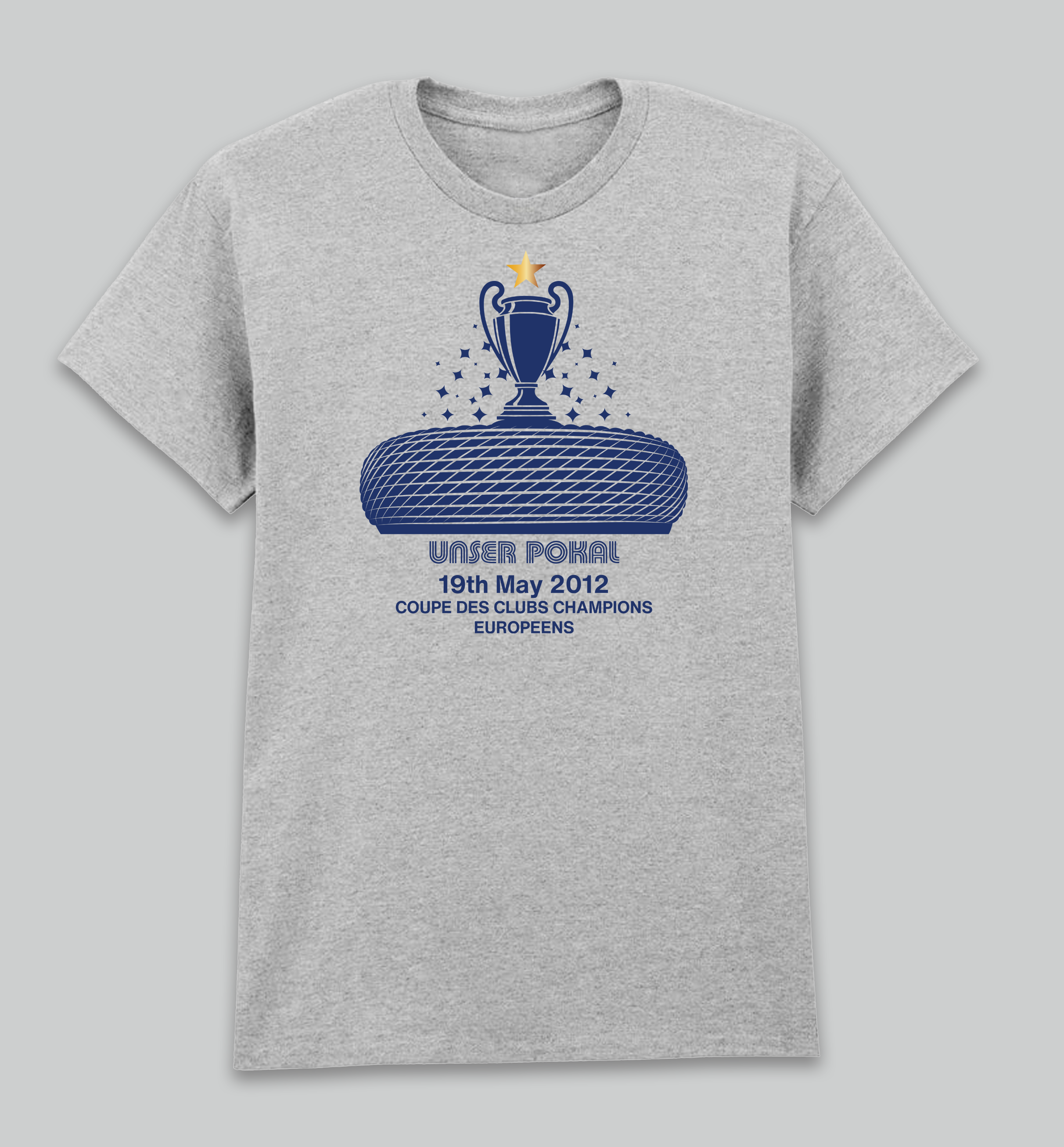 Unser Pokal print t-shirt