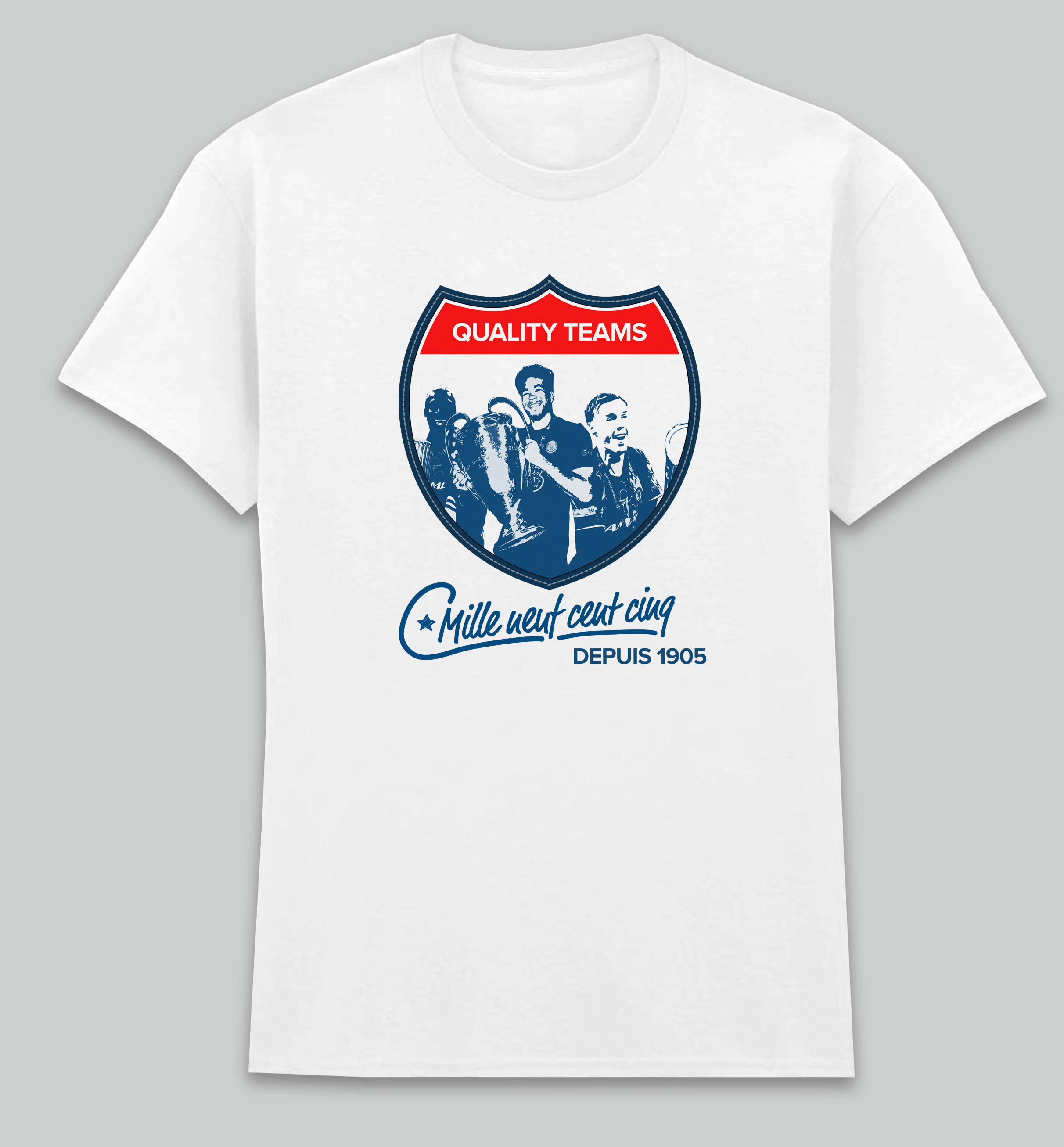 Quality Teams print t-shirt.