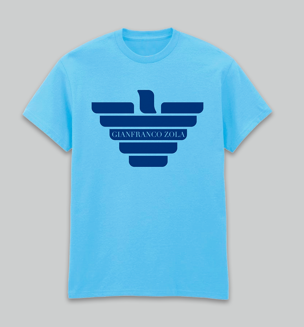 Thumbnail: Navy Zola eagle print t-shirt