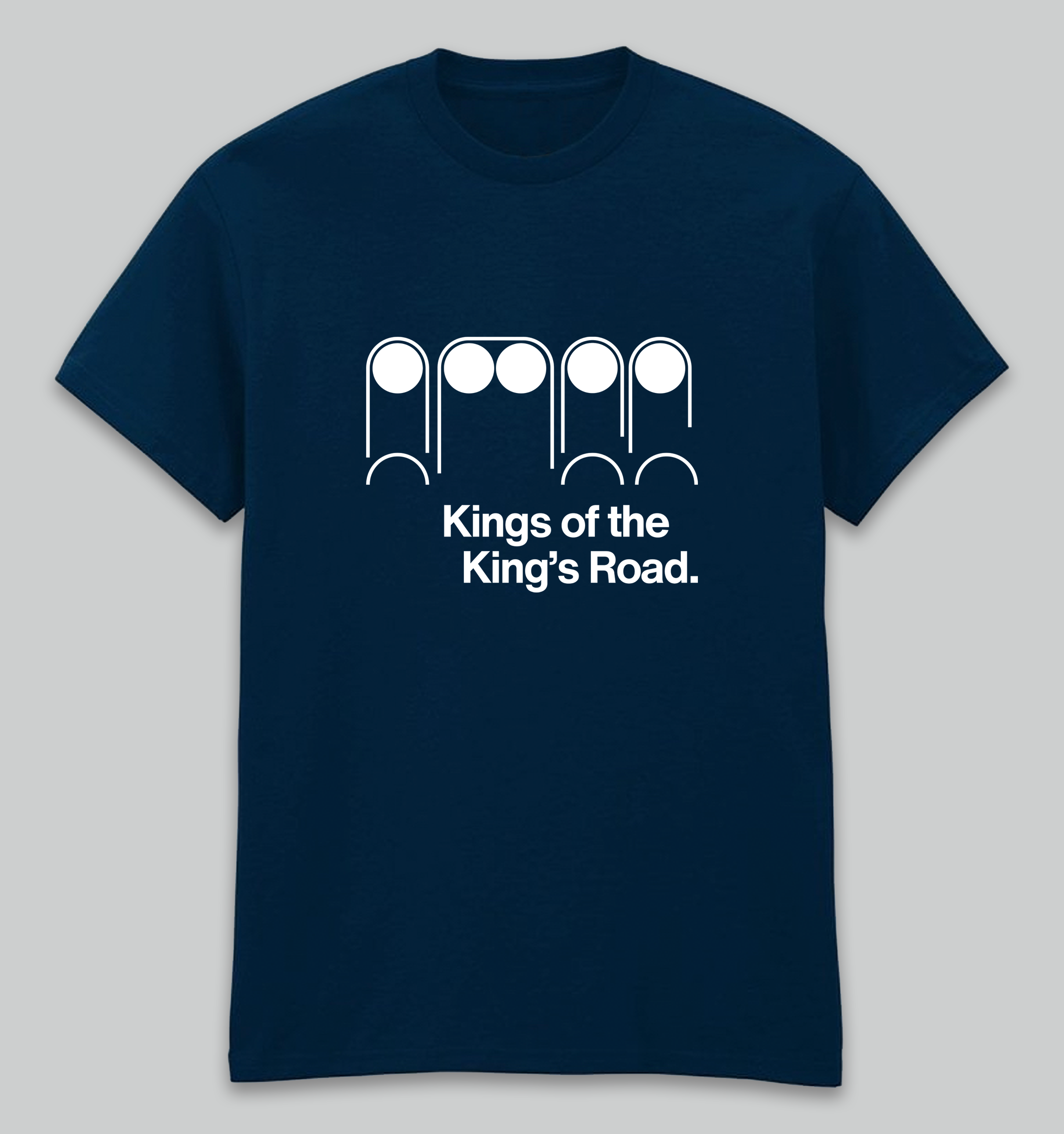 White Kings of the Kings Road print t-shirt.