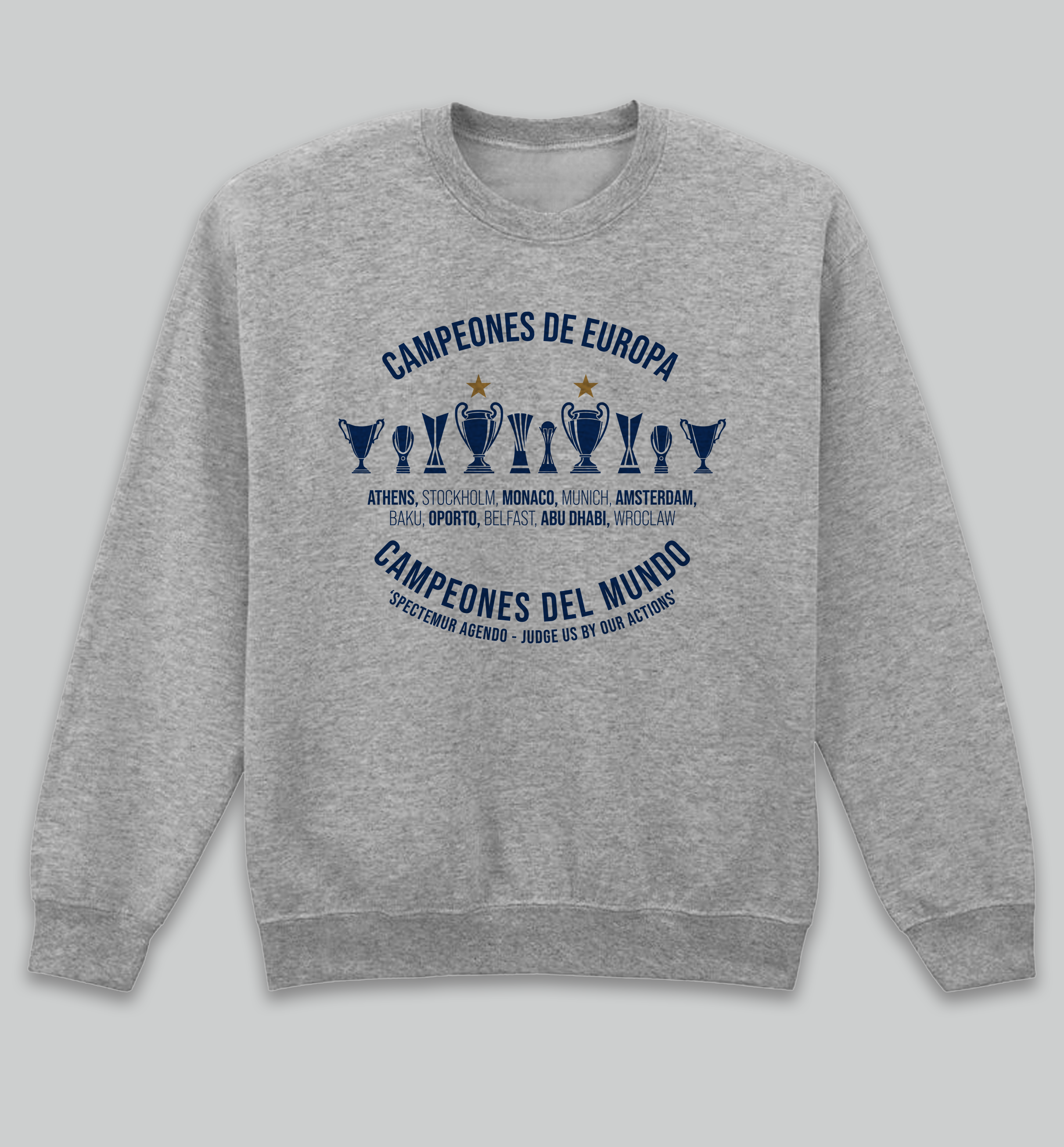Campeones De Europa print sweatshirt
