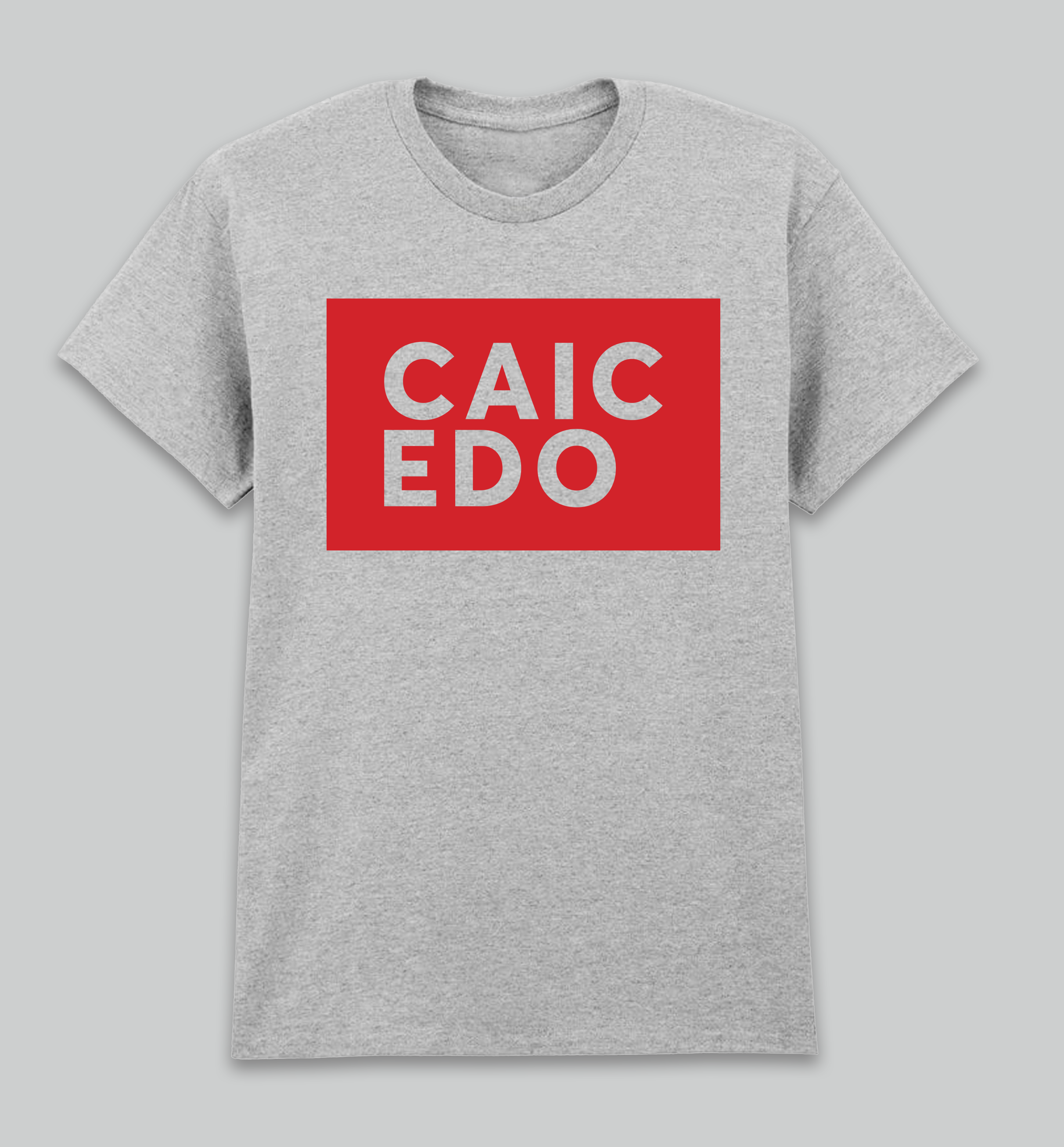 Grey Caicedo print t-shirt