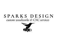 Sparks Design custom woodworking logo
