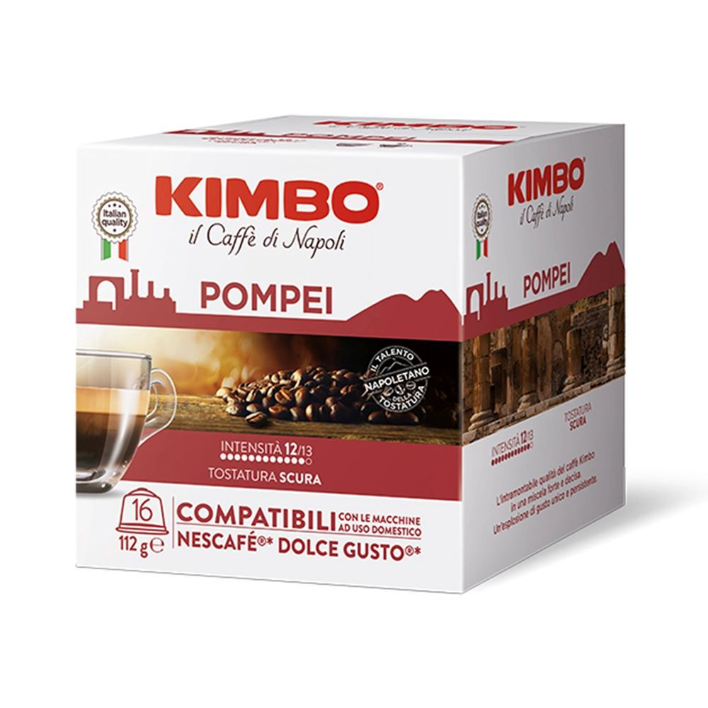 Capsule Kimbo Miscela Pompei - Compatibili Nescafè Dolce Gusto