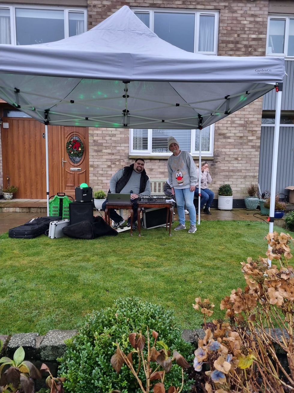 Our DJ and entertainer