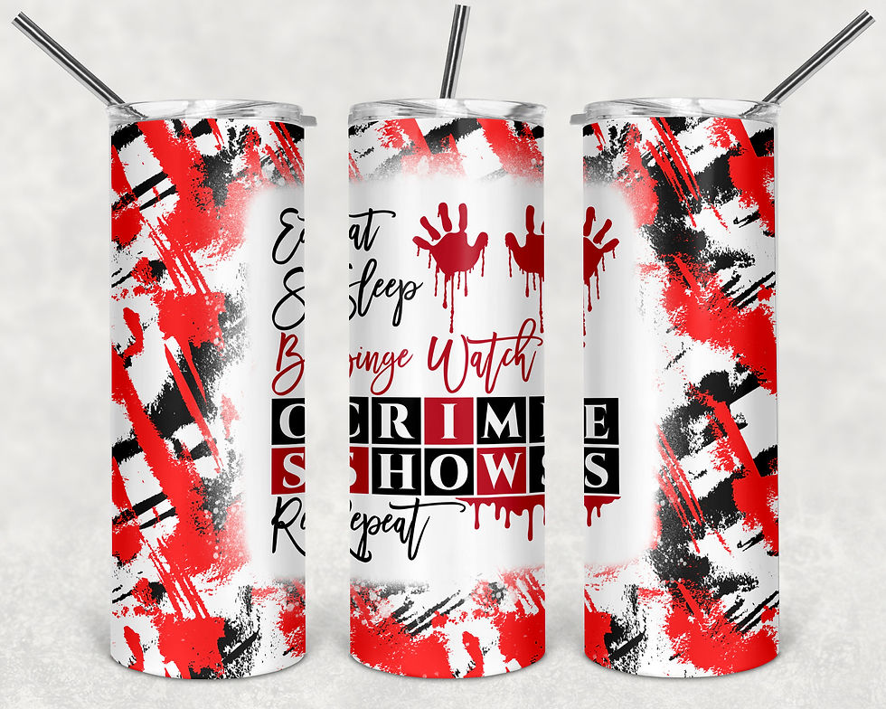 Thumbnail: 20 oz True Crime Tumbler