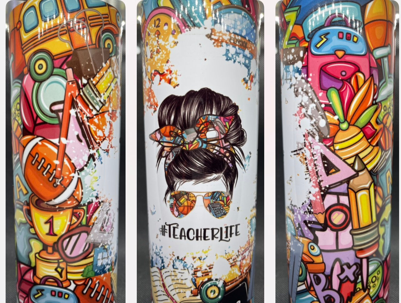 20 oz Teacher Life Tumbler