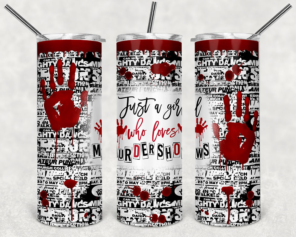 Thumbnail: 20 oz True Crime Tumbler