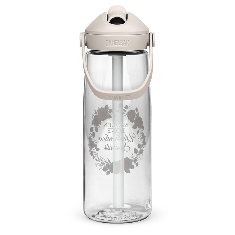 Thumbnail: Broken Bone Unbroken Spirits - Flip straw water bottle