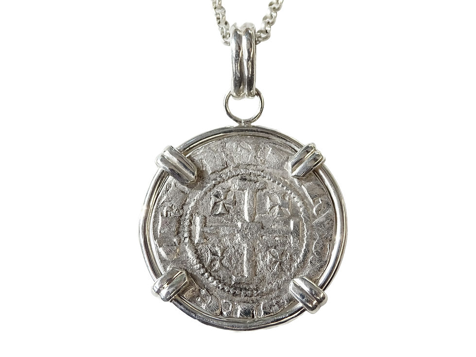 Hugh IV Lusignan kingdom coin, sterling silver