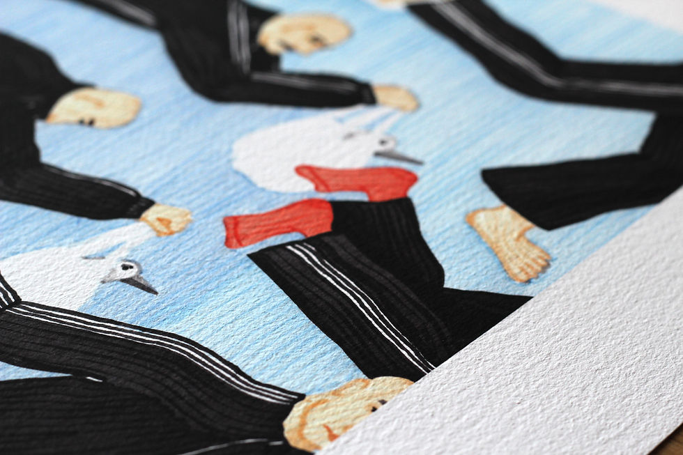 Thumbnail: "Baby stork delivery" (Size: L)