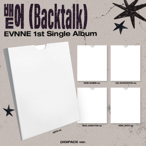 EVNNE | 1st Single Album - Backtalk (DIGIPACK Ver.)