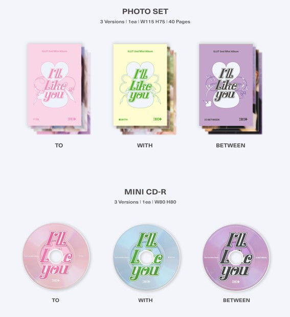 Thumbnail: ILLIT – 2nd Mini Album | I’LL LIKE YOU | (GLLIT ver.) SET of 3