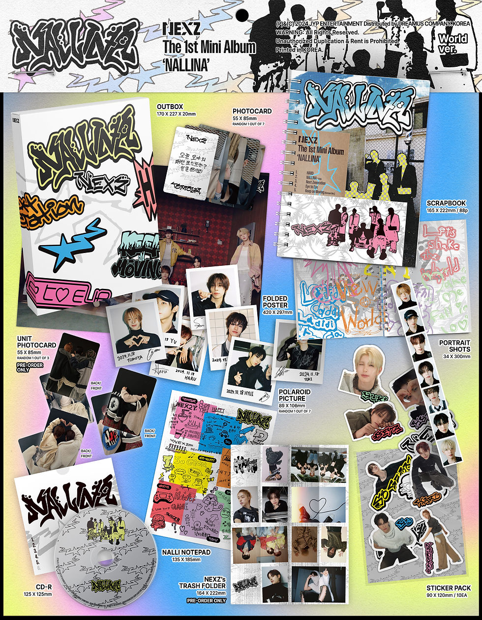 Thumbnail: NEXZ | 1st Mini Album - NALLINA (World Ver.) (Limited)