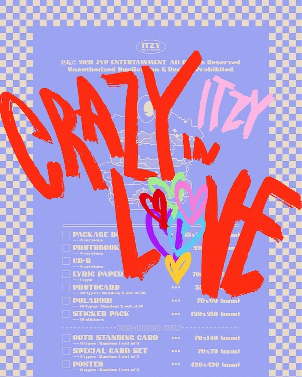 ITZY 1st Album [CRAZY IN LOVE]