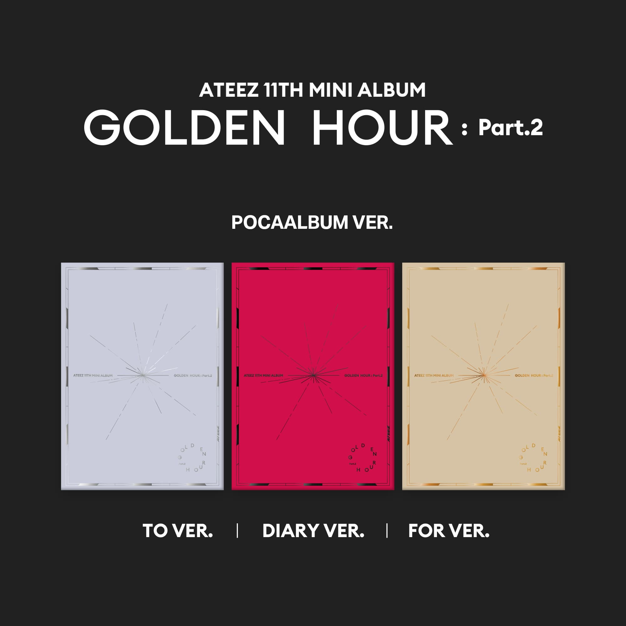 ATEEZ | 11th Mini Album - GOLDEN HOUR: Part 2 (POCAALBUM Ver.)