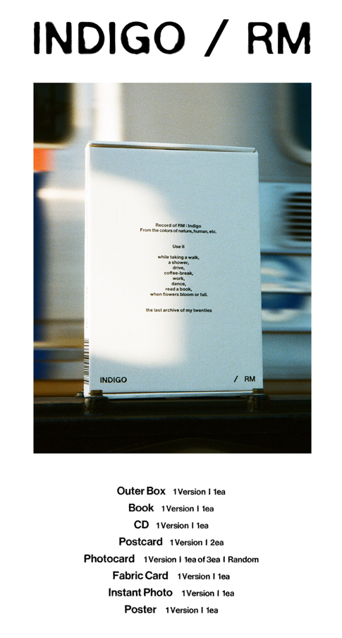RM (BTS) 1st Album | Indigo | Book Edition