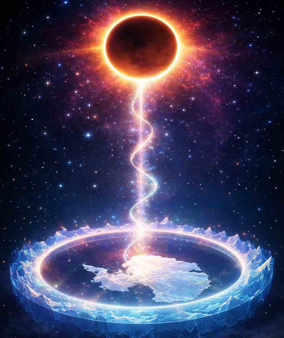 Sonnenfinsternis-Antarktis