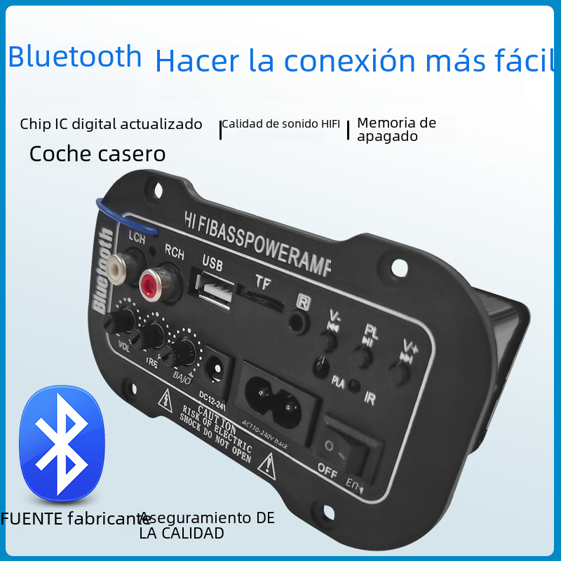 Miniatura: 5-Inch Digital Bluetooth Amplifier for Car Sound System