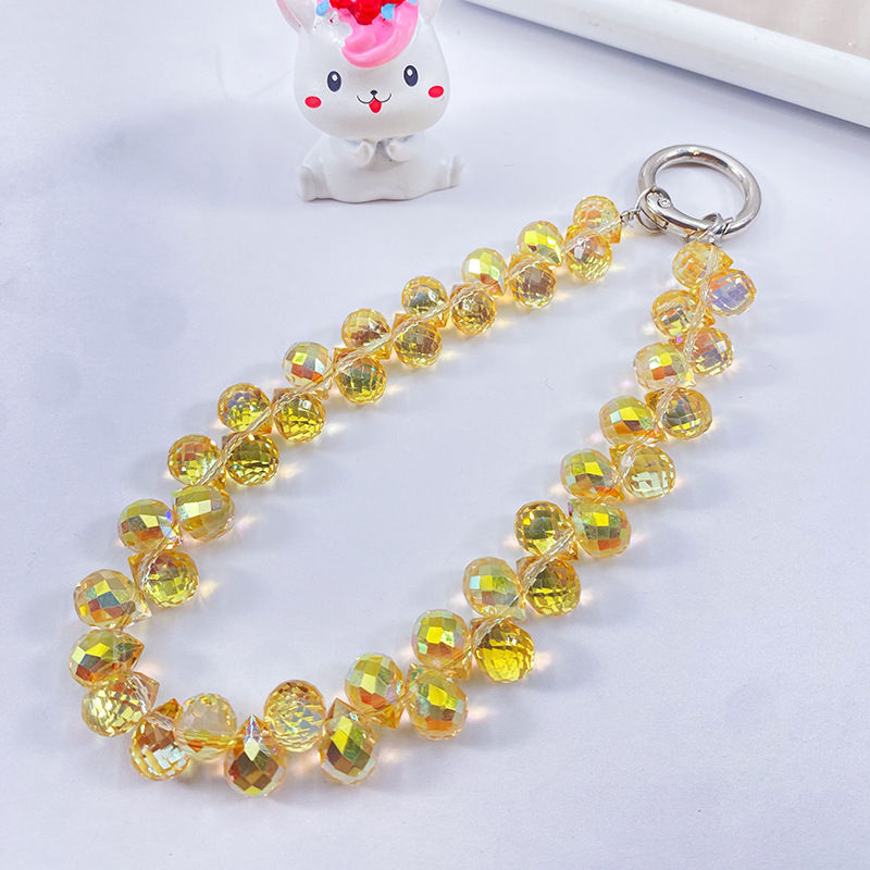Miniatura: Creative Crystal Phone Chain with Elegant Beads and Design
