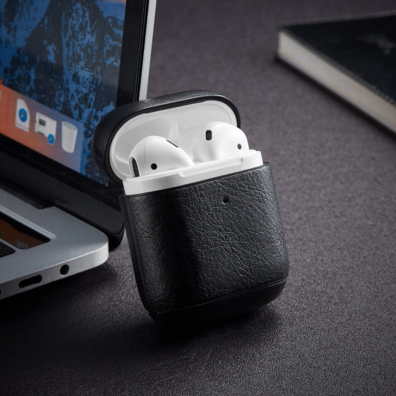 Miniatura: Retro Lychee Pattern Headphone Case, Dustproof & Shockproof
