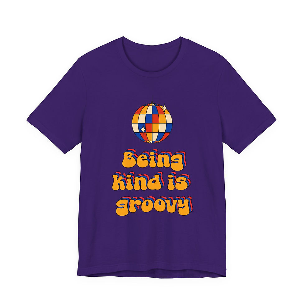 Thumbnail: Being Kind Is Groovy Disco Ball T-Shirt